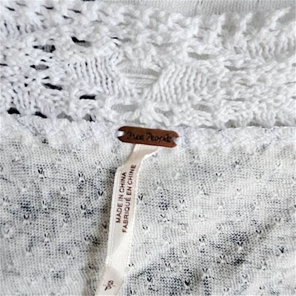 free people mandolin crochet tank top - Picture 6 of 7